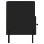 vidaXL Mobile Porta TV Nero 80x36x50 cm in Legno Multistrato vidaXL Mobile Porta TV Nero 80x36x50 cm in Legno Multistrato