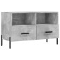 vidaXL Mobile per TV Grigio Cemento 80x36x50 cm Legno Multistrato vidaXL Mobile per TV Grigio Cemento 80x36x50 cm Legno Multistrato