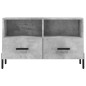 vidaXL Mobile per TV Grigio Cemento 80x36x50 cm Legno Multistrato vidaXL Mobile per TV Grigio Cemento 80x36x50 cm Legno Multistrato