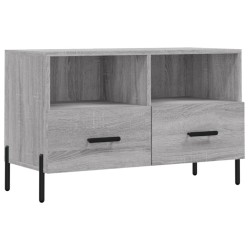 vidaXL Mobile Porta TV Grigio Sonoma 80x36x50 cm in Legno Multistrato