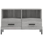 vidaXL Mobile Porta TV Grigio Sonoma 80x36x50 cm in Legno Multistrato vidaXL Mobile Porta TV Grigio Sonoma 80x36x50 cm in Legno Multistrato