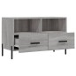 vidaXL Mobile Porta TV Grigio Sonoma 80x36x50 cm in Legno Multistrato vidaXL Mobile Porta TV Grigio Sonoma 80x36x50 cm in Legno Multistrato