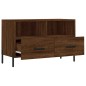 vidaXL Mobile Porta TV Rovere Marrone 80x36x50 cm in Legno Multistrato vidaXL Mobile Porta TV Rovere Marrone 80x36x50 cm in Legno Multistrato