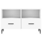 vidaXL Mobile Porta TV Bianco 80x36x50 cm in Legno Multistrato vidaXL Mobile Porta TV Bianco 80x36x50 cm in Legno Multistrato