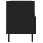 vidaXL Mobile Porta TV Nero 80x36x50 cm in Legno Multistrato