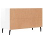 vidaXL Mobile Porta TV Bianco Lucido 80x36x50 cm in Legno Multistrato vidaXL Mobile Porta TV Bianco Lucido 80x36x50 cm in Legno Multistrato