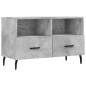 vidaXL Mobile per TV Grigio Cemento 80x36x50 cm Legno Multistrato vidaXL Mobile per TV Grigio Cemento 80x36x50 cm Legno Multistrato