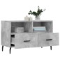 vidaXL Mobile per TV Grigio Cemento 80x36x50 cm Legno Multistrato vidaXL Mobile per TV Grigio Cemento 80x36x50 cm Legno Multistrato