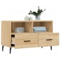 vidaXL Mobile per TV Rovere Sonoma 80x36x50 cm Legno Multistrato vidaXL Mobile per TV Rovere Sonoma 80x36x50 cm Legno Multistrato