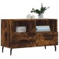 vidaXL Mobile Porta TV Rovere Fumo 80x36x50 cm in Legno Multistrato vidaXL Mobile Porta TV Rovere Fumo 80x36x50 cm in Legno Multistrato
