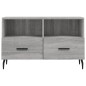 vidaXL Mobile Porta TV Grigio Sonoma 80x36x50 cm in Legno Multistrato vidaXL Mobile Porta TV Grigio Sonoma 80x36x50 cm in Legno Multistrato