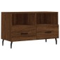vidaXL Mobile Porta TV Rovere Marrone 80x36x50 cm in Legno Multistrato vidaXL Mobile Porta TV Rovere Marrone 80x36x50 cm in Legno Multistrato