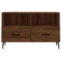 vidaXL Mobile Porta TV Rovere Marrone 80x36x50 cm in Legno Multistrato vidaXL Mobile Porta TV Rovere Marrone 80x36x50 cm in Legno Multistrato
