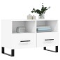 vidaXL Mobile Porta TV Bianco 80x36x50 cm in Legno Multistrato vidaXL Mobile Porta TV Bianco 80x36x50 cm in Legno Multistrato
