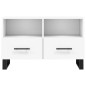 vidaXL Mobile Porta TV Bianco 80x36x50 cm in Legno Multistrato vidaXL Mobile Porta TV Bianco 80x36x50 cm in Legno Multistrato