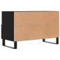 vidaXL Mobile Porta TV Nero 80x36x50 cm in Legno Multistrato vidaXL Mobile Porta TV Nero 80x36x50 cm in Legno Multistrato