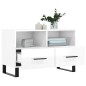 vidaXL Mobile Porta TV Bianco Lucido 80x36x50 cm in Legno Multistrato vidaXL Mobile Porta TV Bianco Lucido 80x36x50 cm in Legno Multistrato