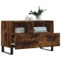 vidaXL Mobile Porta TV Rovere Fumo 80x36x50 cm in Legno Multistrato