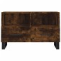 vidaXL Mobile Porta TV Rovere Fumo 80x36x50 cm in Legno Multistrato