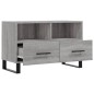 vidaXL Mobile Porta TV Grigio Sonoma 80x36x50 cm in Legno Multistrato vidaXL Mobile Porta TV Grigio Sonoma 80x36x50 cm in Legno Multistrato