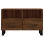 vidaXL Mobile Porta TV Rovere Marrone 80x36x50 cm in Legno Multistrato vidaXL Mobile Porta TV Rovere Marrone 80x36x50 cm in Legno Multistrato