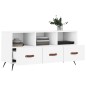 vidaXL Mobile Porta TV Bianco 102x36x50 cm in Legno Multistrato vidaXL Mobile Porta TV Bianco 102x36x50 cm in Legno Multistrato