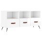 vidaXL Mobile Porta TV Bianco Lucido 102x36x50 cm in Legno Multistrato vidaXL Mobile Porta TV Bianco Lucido 102x36x50 cm in Legno Multistrato