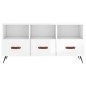 vidaXL Mobile Porta TV Bianco Lucido 102x36x50 cm in Legno Multistrato vidaXL Mobile Porta TV Bianco Lucido 102x36x50 cm in Legno Multistrato
