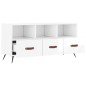 vidaXL Mobile Porta TV Bianco Lucido 102x36x50 cm in Legno Multistrato vidaXL Mobile Porta TV Bianco Lucido 102x36x50 cm in Legno Multistrato