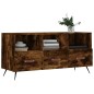 vidaXL Mobile Porta TV Rovere Fumo 102x36x50 cm in Legno Multistrato vidaXL Mobile Porta TV Rovere Fumo 102x36x50 cm in Legno Multistrato