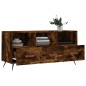 vidaXL Mobile Porta TV Rovere Fumo 102x36x50 cm in Legno Multistrato vidaXL Mobile Porta TV Rovere Fumo 102x36x50 cm in Legno Multistrato
