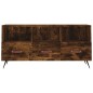 vidaXL Mobile Porta TV Rovere Fumo 102x36x50 cm in Legno Multistrato vidaXL Mobile Porta TV Rovere Fumo 102x36x50 cm in Legno Multistrato