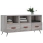vidaXL Mobile TV Grigio Sonoma 102x36x50 cm in Legno Multistrato vidaXL Mobile TV Grigio Sonoma 102x36x50 cm in Legno Multistrato