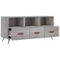 vidaXL Mobile TV Grigio Sonoma 102x36x50 cm in Legno Multistrato vidaXL Mobile TV Grigio Sonoma 102x36x50 cm in Legno Multistrato