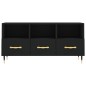 vidaXL Mobile Porta TV Nero 102x36x50 cm in Legno Multistrato vidaXL Mobile Porta TV Nero 102x36x50 cm in Legno Multistrato