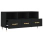 vidaXL Mobile Porta TV Nero 102x36x50 cm in Legno Multistrato vidaXL Mobile Porta TV Nero 102x36x50 cm in Legno Multistrato