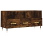 vidaXL Mobile Porta TV Rovere Fumo 102x36x50 cm in Legno Multistrato vidaXL Mobile Porta TV Rovere Fumo 102x36x50 cm in Legno Multistrato