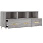 vidaXL Mobile TV Grigio Sonoma 102x36x50 cm in Legno Multistrato vidaXL Mobile TV Grigio Sonoma 102x36x50 cm in Legno Multistrato