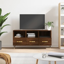 vidaXL Mobile TV Rovere Marrone 102x36x50 cm in Legno Multistrato