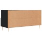 vidaXL Mobile Porta TV Nero 102x36x50 cm in Legno Multistrato