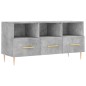 vidaXL Mobile Porta TV Grigio Cemento 102x36x50 cm Legno Multistrato