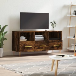 vidaXL Mobile Porta TV Rovere Fumo 102x36x50 cm in Legno Multistrato