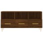 vidaXL Mobile TV Rovere Marrone 102x36x50 cm in Legno Multistrato vidaXL Mobile TV Rovere Marrone 102x36x50 cm in Legno Multistrato