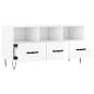 vidaXL Mobile Porta TV Bianco Lucido 102x36x50 cm in Legno Multistrato vidaXL Mobile Porta TV Bianco Lucido 102x36x50 cm in Legno Multistrato