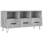 vidaXL Mobile Porta TV Grigio Cemento 102x36x50 cm Legno Multistrato vidaXL Mobile Porta TV Grigio Cemento 102x36x50 cm Legno Multistrato