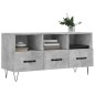vidaXL Mobile Porta TV Grigio Cemento 102x36x50 cm Legno Multistrato vidaXL Mobile Porta TV Grigio Cemento 102x36x50 cm Legno Multistrato