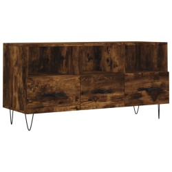 vidaXL Mobile Porta TV Rovere Fumo 102x36x50 cm in Legno Multistrato