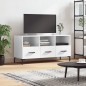 vidaXL Mobile Porta TV Bianco Lucido 102x36x50 cm in Legno Multistrato vidaXL Mobile Porta TV Bianco Lucido 102x36x50 cm in Legno Multistrato