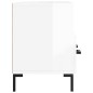 vidaXL Mobile Porta TV Bianco Lucido 102x36x50 cm in Legno Multistrato vidaXL Mobile Porta TV Bianco Lucido 102x36x50 cm in Legno Multistrato