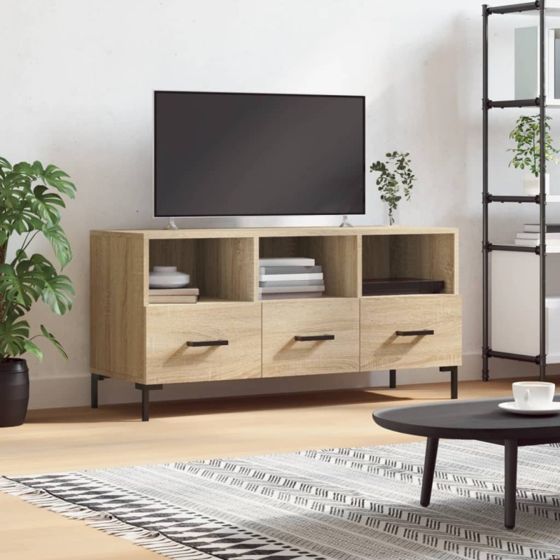 vidaXL Mobile Porta TV Rovere Sonoma 102x36x50 cm in Legno Multistrato vidaXL Mobile Porta TV Rovere Sonoma 102x36x50 cm in Legno Multistrato